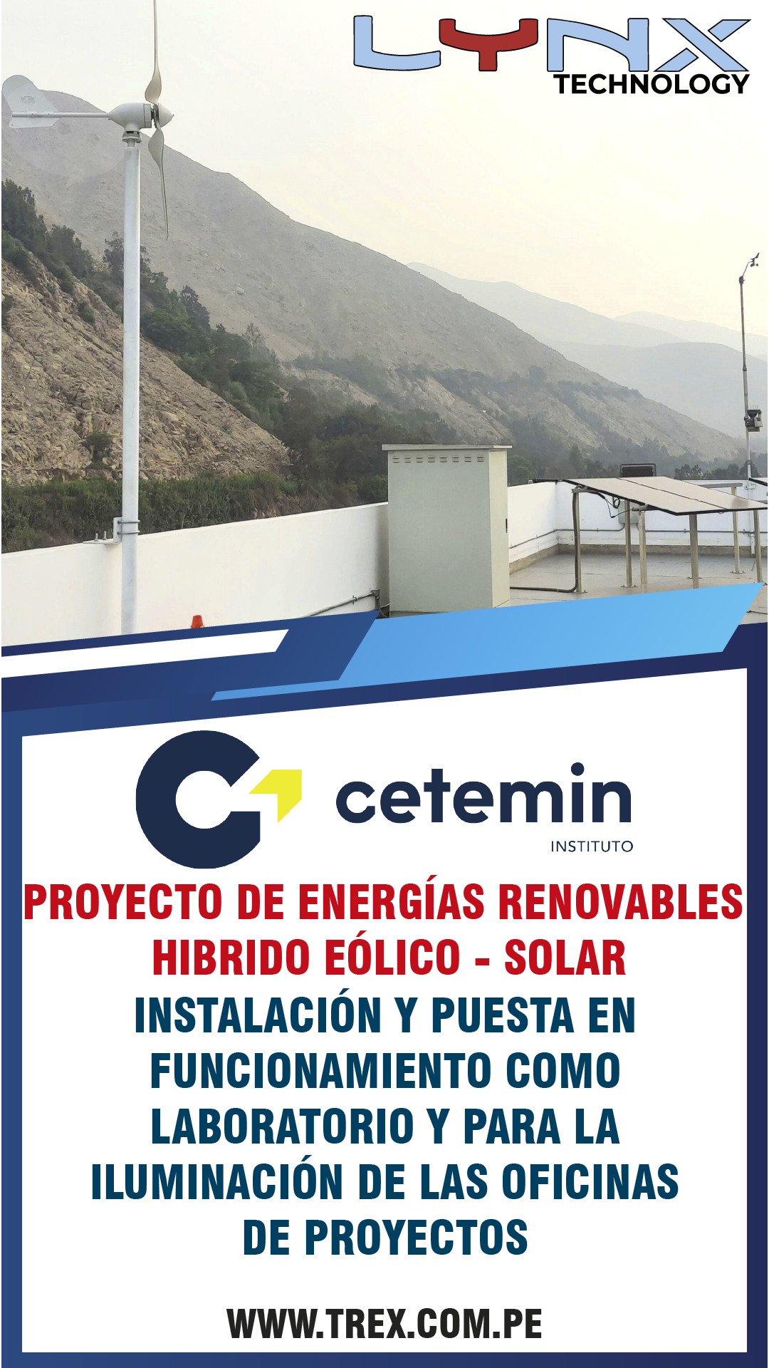 Sistema Hibrido Eólico - Solar CETEMIN